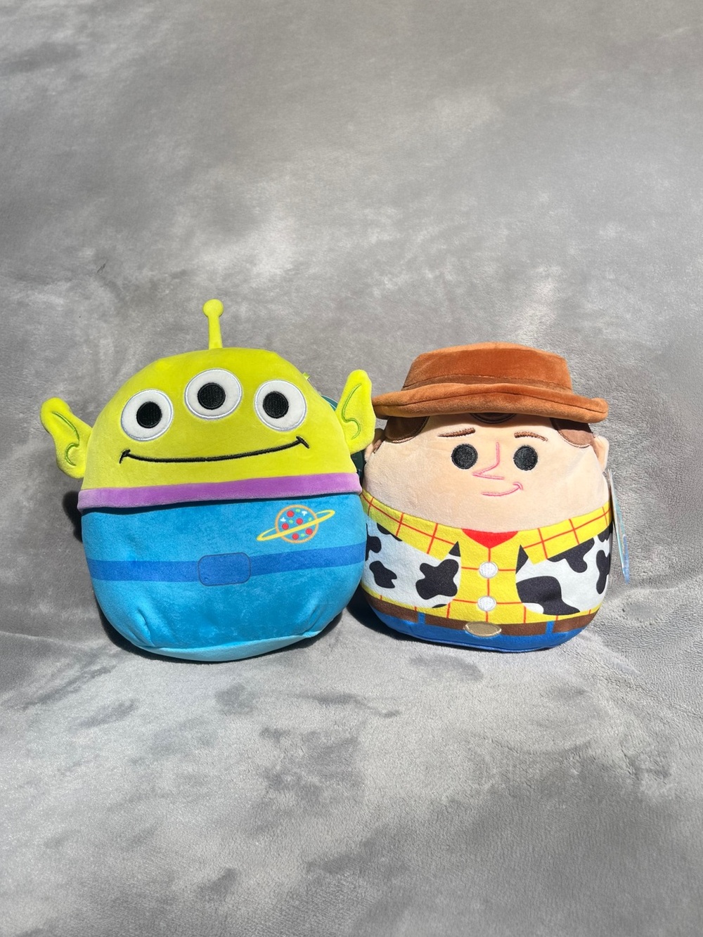 Squishmallows Disney Pixar Toy Story Woody & Alien Plush Set NWT